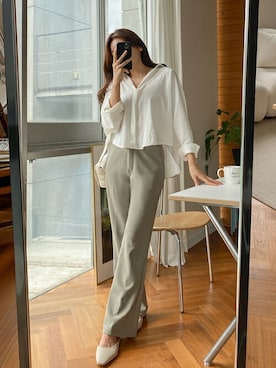 「SECRETLABEL（シークレットレーベル）のアイテム」を使った、SECRET LABELさん（レディース・162cm）の秋コーディネート