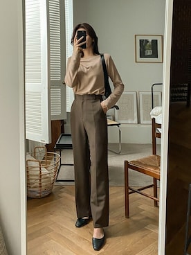 「SECRETLABEL（シークレットレーベル）のアイテム」を使った、SECRET LABELさん（レディース・162cm）の秋コーディネート