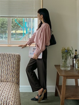 「シャーリング」｜SECRET LABELさん（レディース・162cm）の秋コーディネート