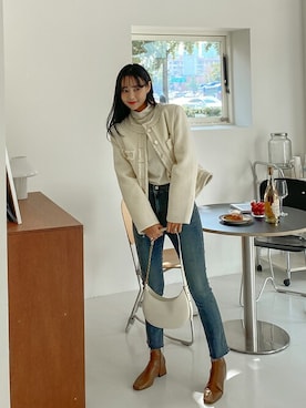 「SECRETLABEL（シークレットレーベル）のアイテム」を使った、SECRET LABELさん（レディース・162cm）の秋コーディネート