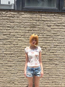 「HYSTERIC GLAMOUR（ヒステリックグラマー）のアイテム」を使った、ひびんさん（レディース・164cm）の夏コーディネート