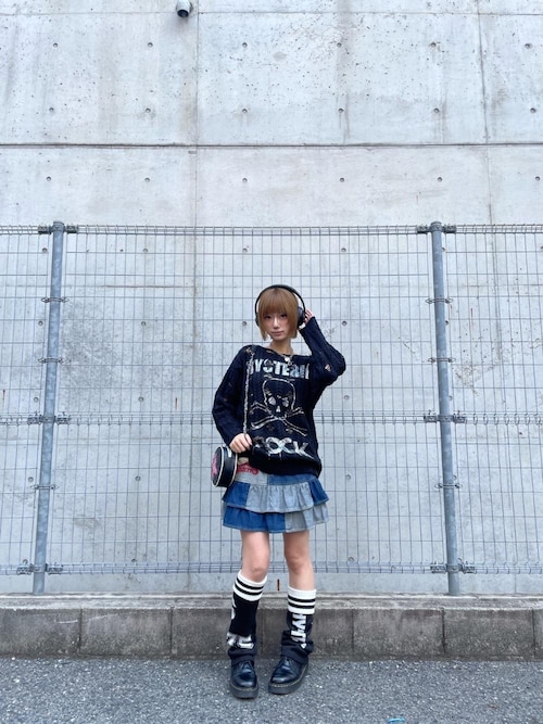 WOMAN ON SKULL PICKウォレットチェーン（ウォレットチェーン