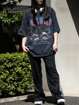 「トラックパンツコーデ」｜wwwearさん（レディース・155cm）の春コーディネート