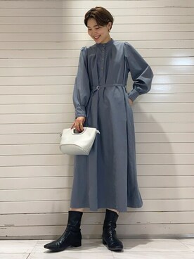 SAKAWAさん（レディース・161cm）の冬コーディネート