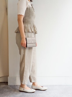 ECスタッフ2さん(レディース・160cm)の春コーディネート