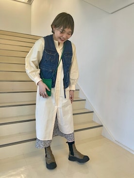 立川さん(レディース・172cm)の冬コーディネート