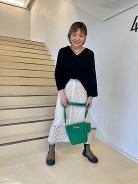 「SHIPS for women」｜立川さん（レディース・172cm）の春コーディネート