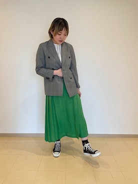 立川さん（レディース・172cm）の春コーディネート