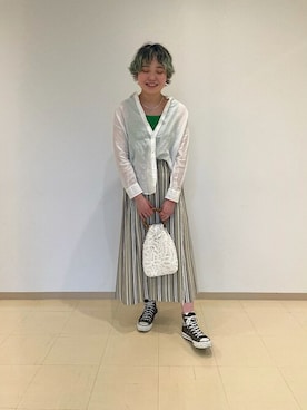 立川さん（レディース・172cm）の春コーディネート