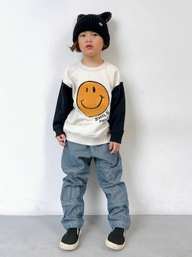 「アイテム（スウェット）」を使った、Si・Shu・Nonさん（キッズ・104cm）の秋コーディネート