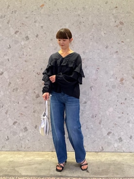 「シャツ 」｜「アイテム（アクセサリー）」を使った、yuka11288さん（レディース・151cm）の夏コーディネート