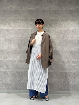「ワイドパンツ 」｜「アイテム（パンツ）」を使った、yuka11288さん（レディース・151cm）の春コーディネート