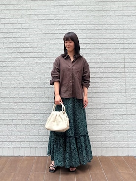「シャツ 」｜yuka11288さん（レディース・151cm）の夏コーディネート
