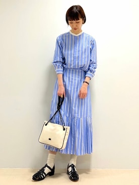 「Jack Gomme（ジャックゴム）のアイテム」を使った、mayuさん（レディース・162cm）の春コーディネート