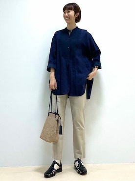 「marco masi（マルコマージ）のアイテム」を使った、mayuさん（レディース・162cm）の春コーディネート