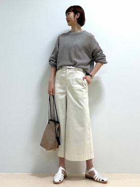 「marco masi（マルコマージ）のアイテム」を使った、mayuさん（レディース・162cm）の春コーディネート