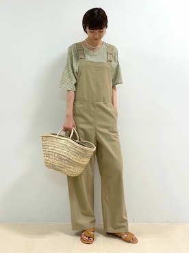 「フレンチカジュアル」｜mayuさん（レディース・162cm）の夏コーディネート