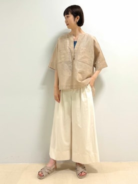 「フレンチカジュアル」｜mayuさん（レディース・162cm）の夏コーディネート