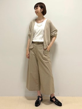 「フレンチカジュアル」｜mayuさん（レディース・162cm）の夏コーディネート