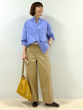 「Jack Gomme（ジャックゴム）のアイテム」を使った、mayuさん（レディース・162cm）の春コーディネート