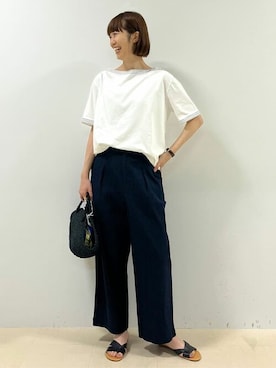 「NATIC（ナティック）のアイテム」を使った、mayuさん（レディース・162cm）の夏コーディネート