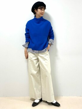 「FABIO RUSCONI（ファビオルスコーニ）のアイテム（パンプス）」を使った、mayuさん（レディース・162cm）の冬コーディネート