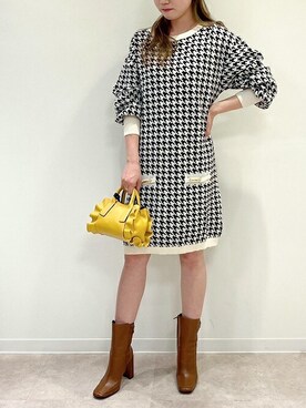 「RIPANI(リパーニ)のアイテム」を使った、Staff_Sさん(レディース・156cm)の冬コーディネート