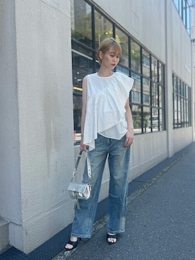 「Desert　Rose（デザートローズ）のアイテム」を使った、Staff_Sさん（レディース・168cm）の夏コーディネート
