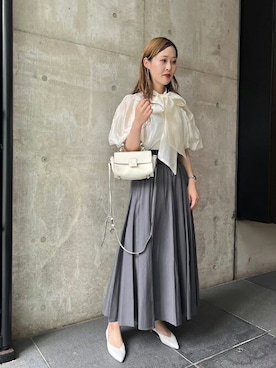 「Desert　Rose（デザートローズ）のアイテム」を使った、Staff_Sさん（レディース・162cm）の夏コーディネート