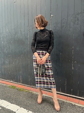「Desert　Rose（デザートローズ）のアイテム」を使った、Staff_Sさん（レディース・164cm）の夏コーディネート