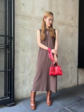 「RIPANI(リパーニ)のアイテム」を使った、Staff_Sさん(レディース・162cm)の夏コーディネート