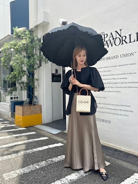 「Desert　Rose（デザートローズ）のアイテム」を使った、Staff_Sさん（レディース・162cm）の夏コーディネート