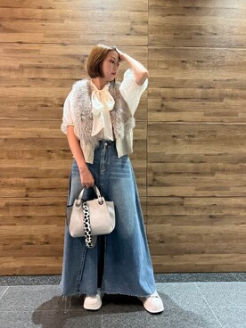 「RIPANI(リパーニ)のアイテム」を使った、Staff_Sさん(レディース・158cm)の夏コーディネート