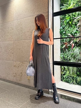 「RIPANI(リパーニ)のアイテム」を使った、Staff_Sさん(レディース・160cm)の夏コーディネート