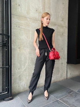 「RIPANI(リパーニ)のアイテム」を使った、Staff_Sさん(レディース・162cm)の夏コーディネート