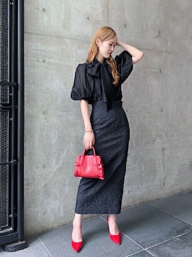 「RIPANI(リパーニ)のアイテム」を使った、Staff_Sさん(レディース・162cm)の夏コーディネート