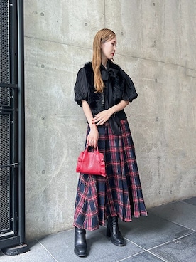 「RIPANI(リパーニ)のアイテム」を使った、Staff_Sさん(レディース・162cm)の夏コーディネート