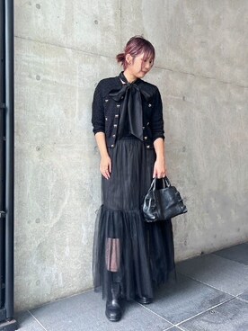 「RIPANI(リパーニ)のアイテム」を使った、Staff_Sさん(レディース・165cm)の夏コーディネート