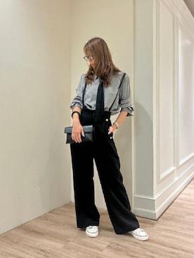 「Desert　Rose（デザートローズ）のアイテム」を使った、Staff_Sさん（レディース・160cm）の秋コーディネート