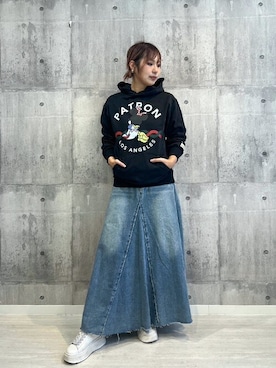 「Desert　Rose（デザートローズ）のアイテム」を使った、Staff_Sさん（レディース・165cm）の秋コーディネート