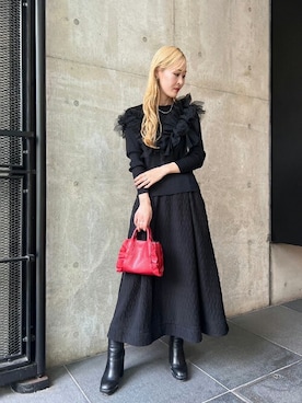 「RIPANI(リパーニ)のアイテム」を使った、Staff_Sさん(レディース・162cm)の秋コーディネート