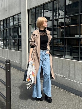 「RIPANI(リパーニ)のアイテム」を使った、Staff_Sさん(レディース・168cm)の秋コーディネート