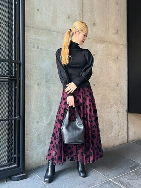 「RIPANI(リパーニ)のアイテム」を使った、Staff_Sさん(レディース・162cm)の秋コーディネート