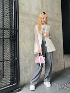 「RIPANI(リパーニ)のアイテム」を使った、Staff_Sさん(レディース・162cm)の秋コーディネート