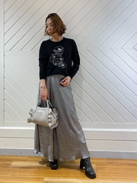 「RIPANI(リパーニ)のアイテム」を使った、Staff_Sさん(レディース・164cm)の秋コーディネート