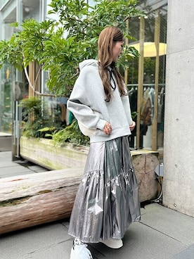 「Desert　Rose（デザートローズ）のアイテム」を使った、Staff_Sさん（レディース・162cm）の秋コーディネート