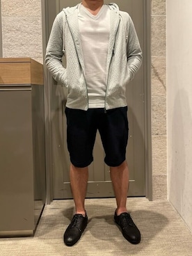 「アイテム（パーカー）」を使った、TORNADO MART_officialさん（メンズ・169cm）の夏コーディネート