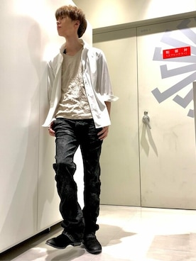 「アイテム（ポロシャツ）」を使った、TORNADO MART_officialさん（メンズ・171cm）の夏コーディネート