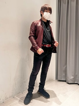 「TORNADO MART（トルネードマート）のアイテム（その他アウター）」を使った、TORNADO MART_officialさん（メンズ・175cm）の秋コーディネート
