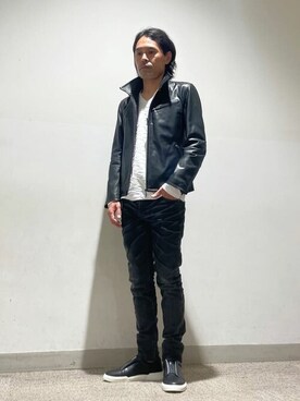 「TORNADO MART（トルネードマート）のアイテム（その他アウター）」を使った、TORNADO MART_officialさん（メンズ・168cm）の秋コーディネート